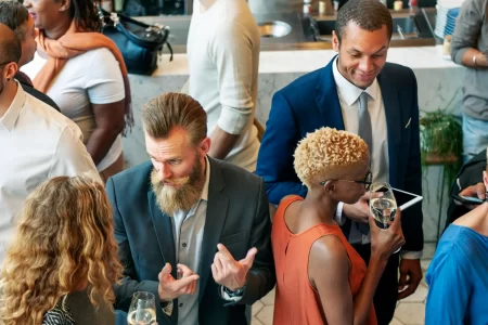 diverse-business-people-dinner-party